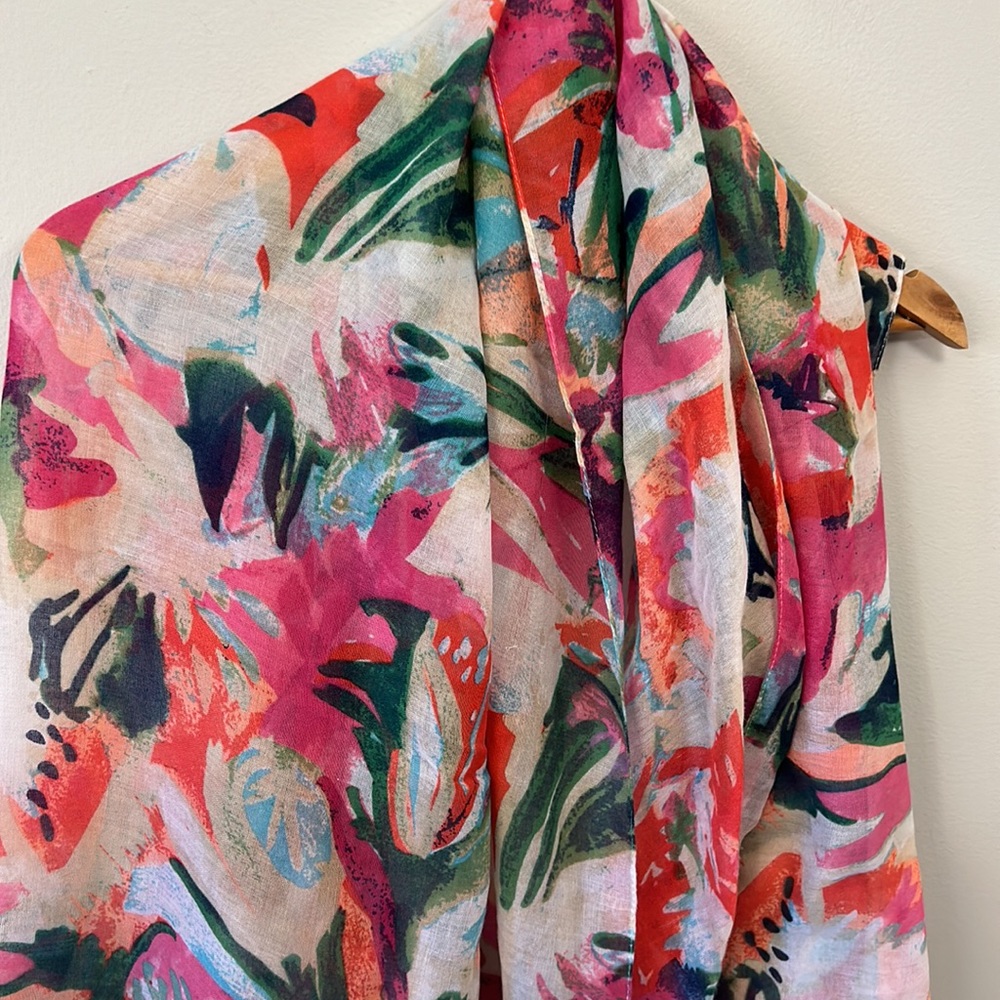 Floral Scarf / Shawl